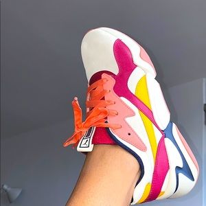 Multicolor puma sneakers